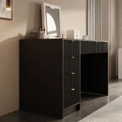 Tavares - Kaptafel - Zwart - 120x55 cm