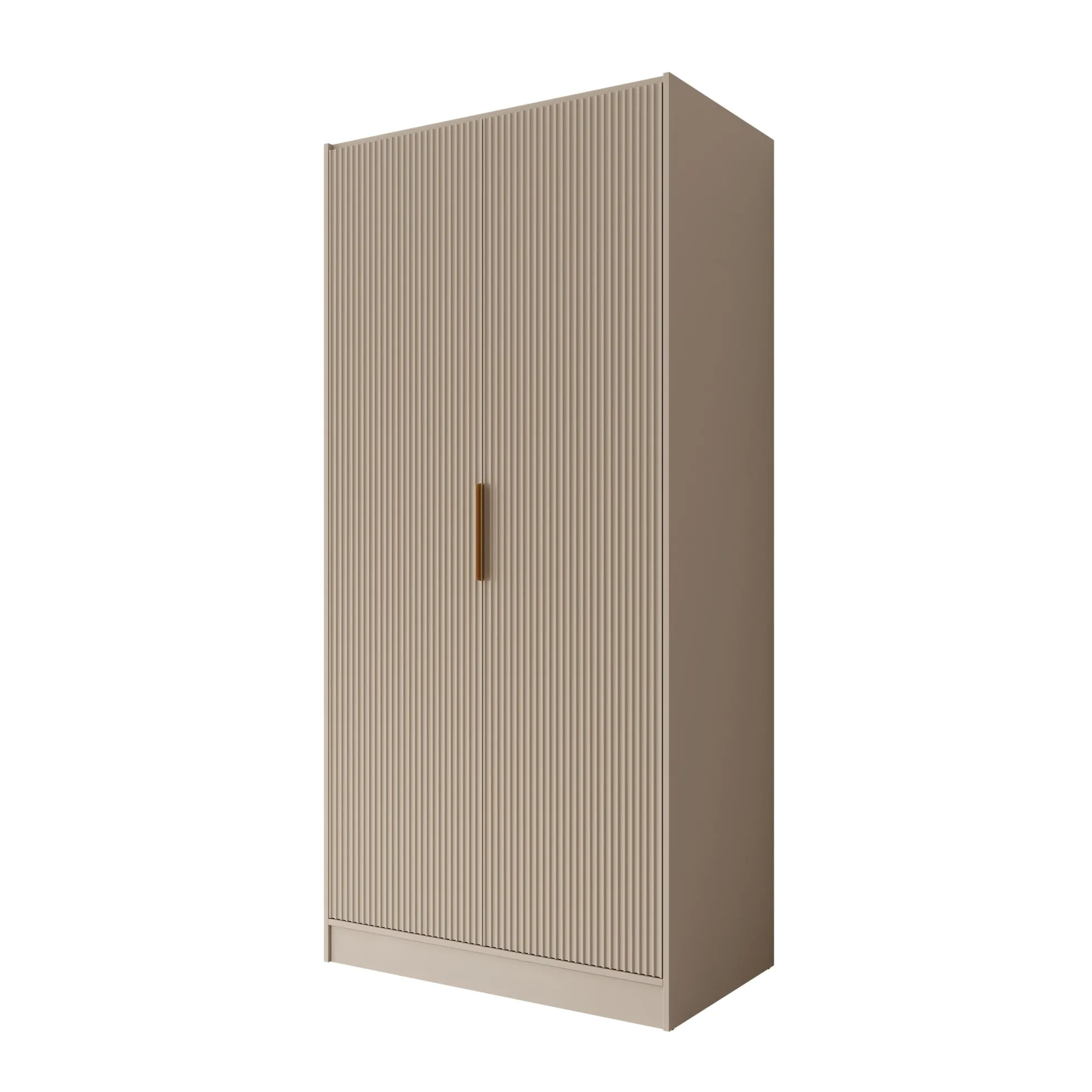 Tavares - Kledingkast met 2 deuren - Beige - 102x60x216 cm