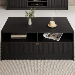 Tavares - Salontafel met lade - Zwart