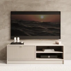 Tavares - TV-Meubel - Beige - 120x40x40 cm