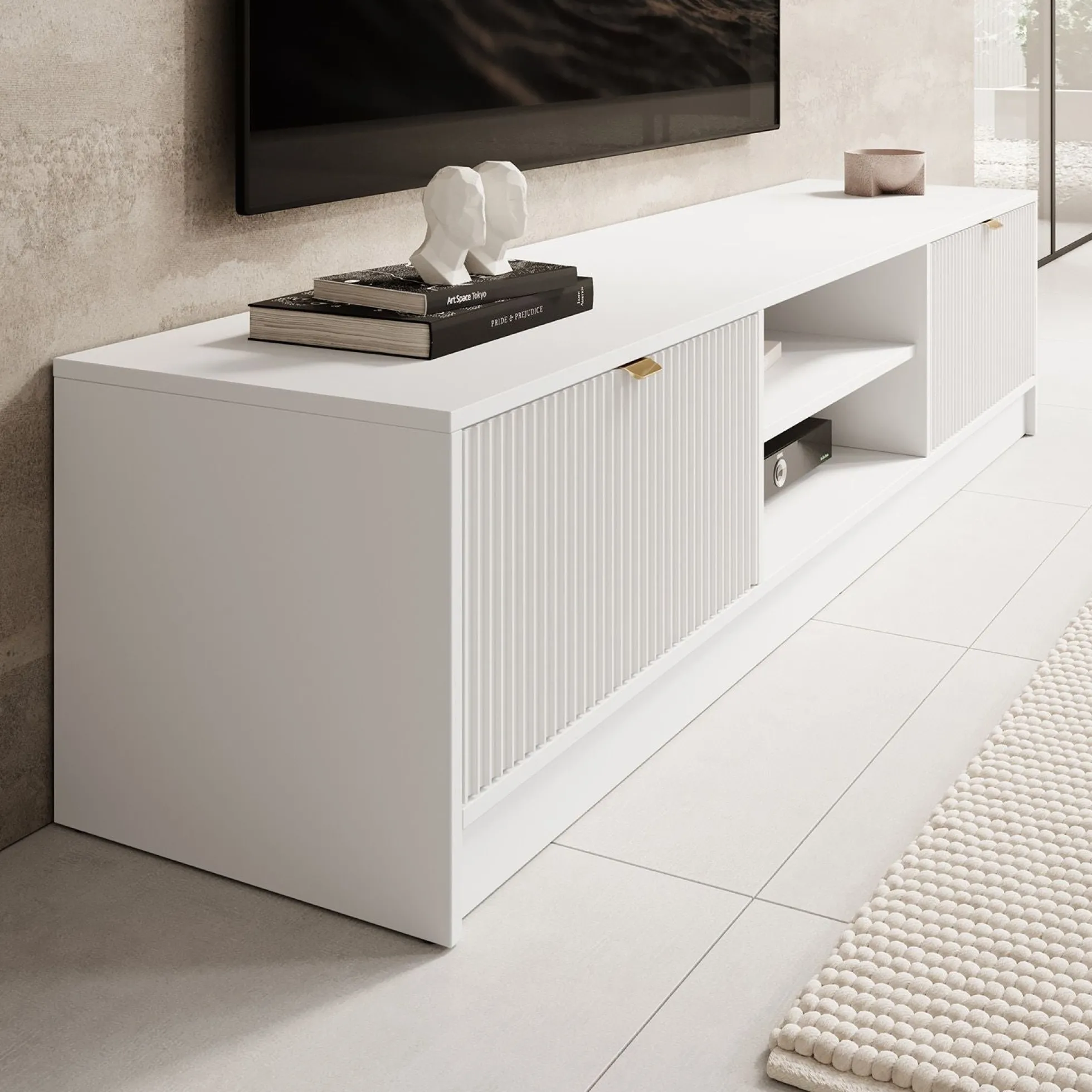 Tavares - TV-Meubel - Wit - 180 cm