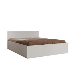 Tavares - Tweepersoonsbed met opbergruimte - Wit - 160x200 cm
