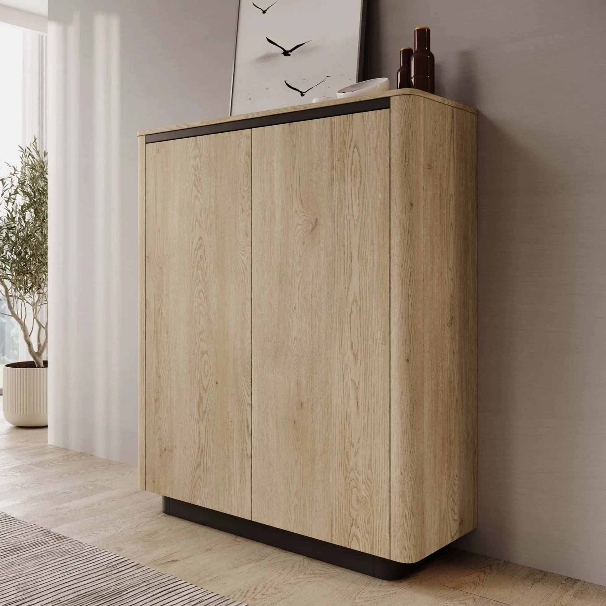 Taywan - Dressoir - Eiken - 113x38x133 cm