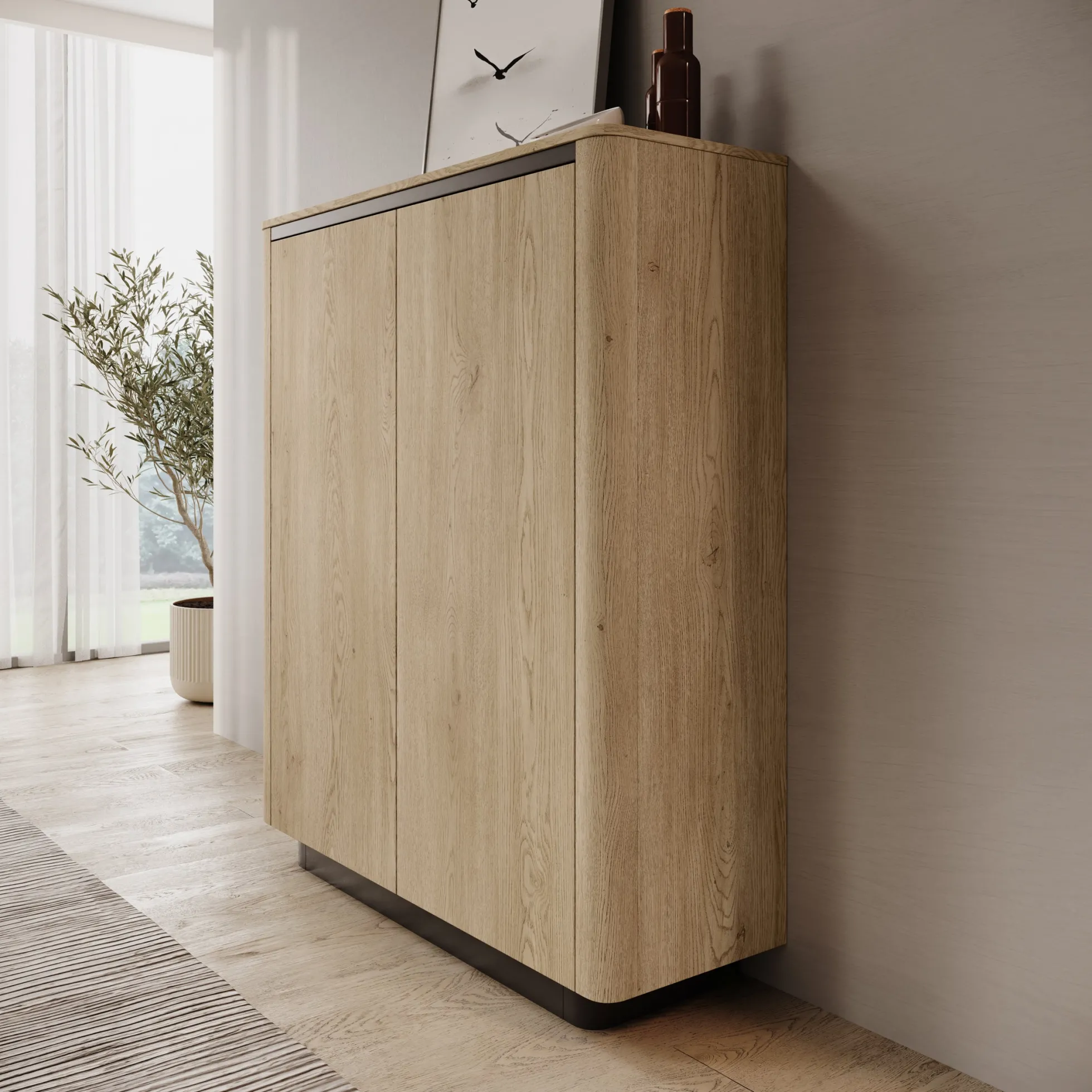 Taywan - Dressoir - Eiken - 113x38x133 cm