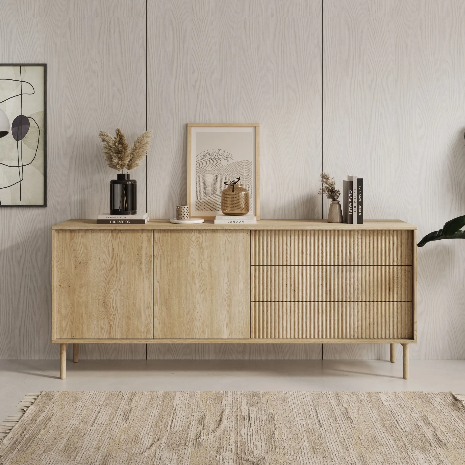 Tenerife - Dressoir - Eiken - 187x40x80 cm