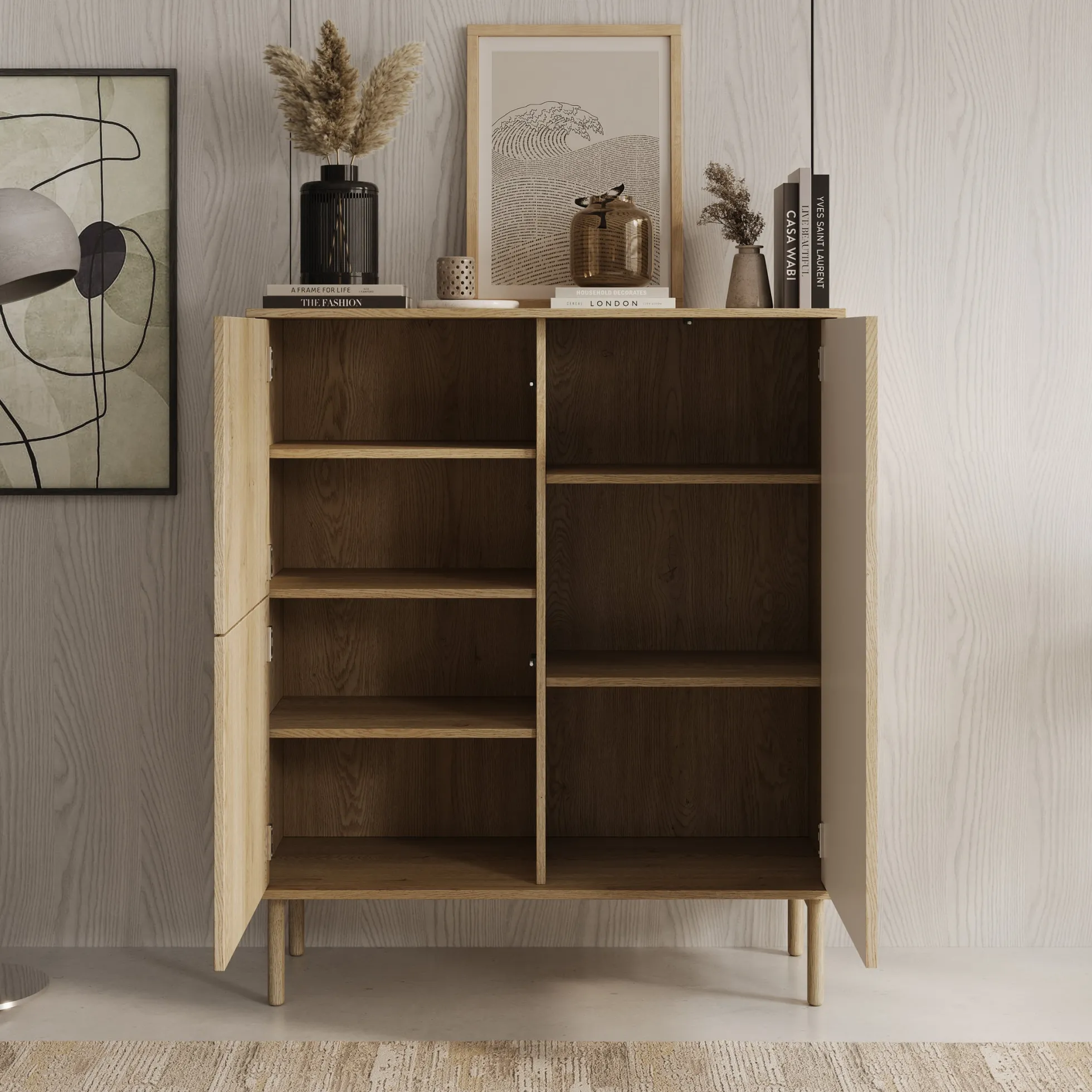 Tenerife - Dressoir - Eiken - 104x40x122 cm