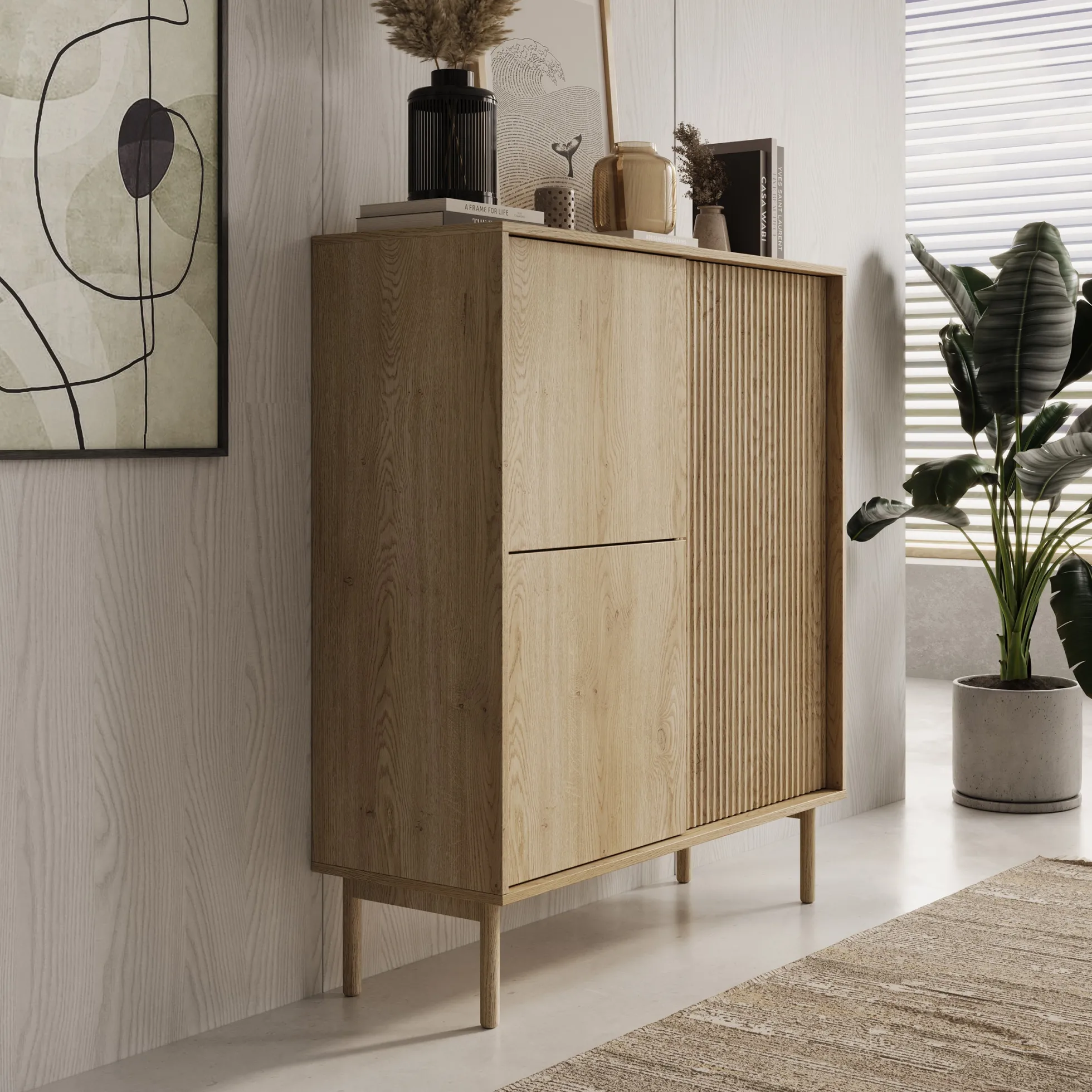 Tenerife - Dressoir - Eiken - 104x40x122 cm