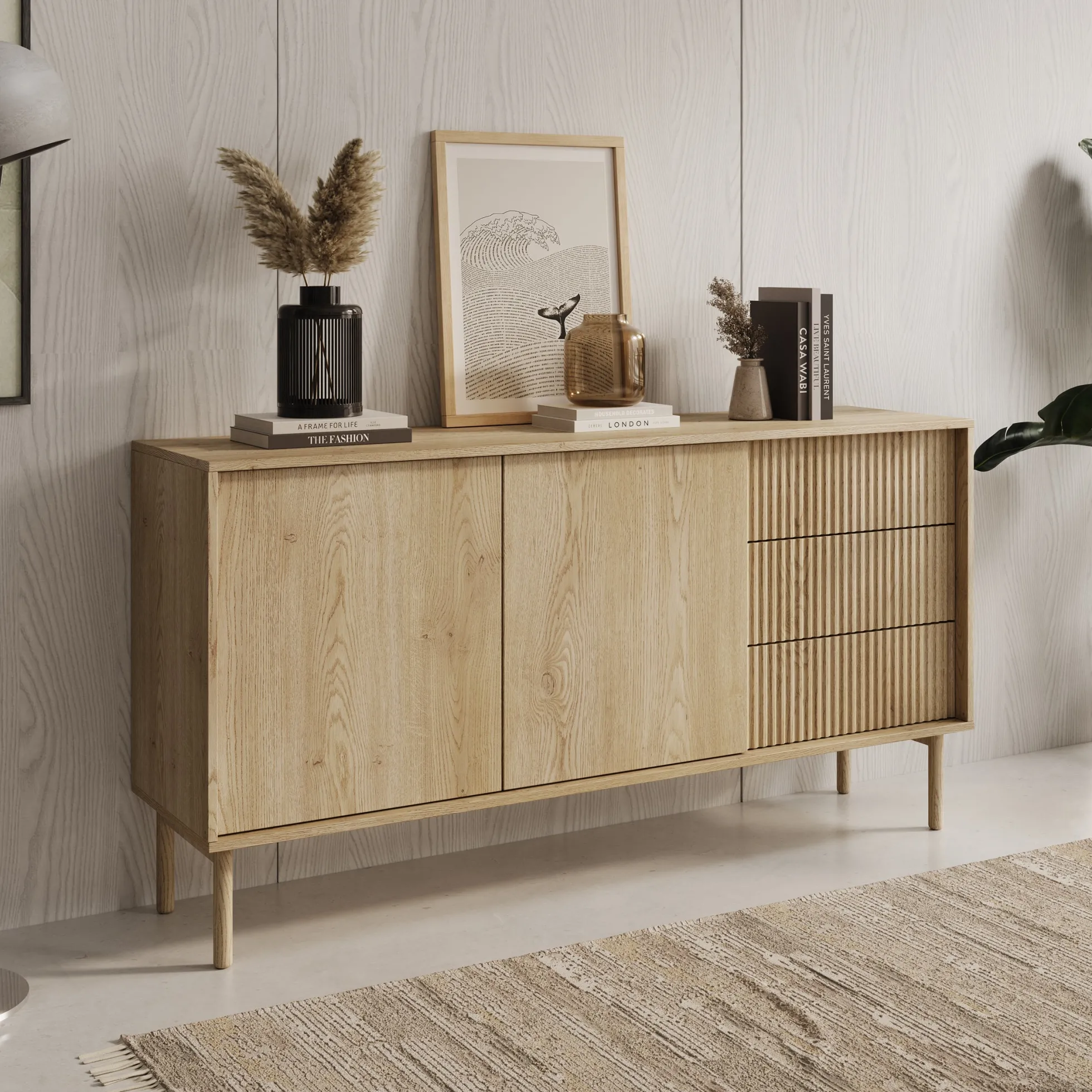 Tenerife - Dressoir - Eiken - 154x40x80 cm