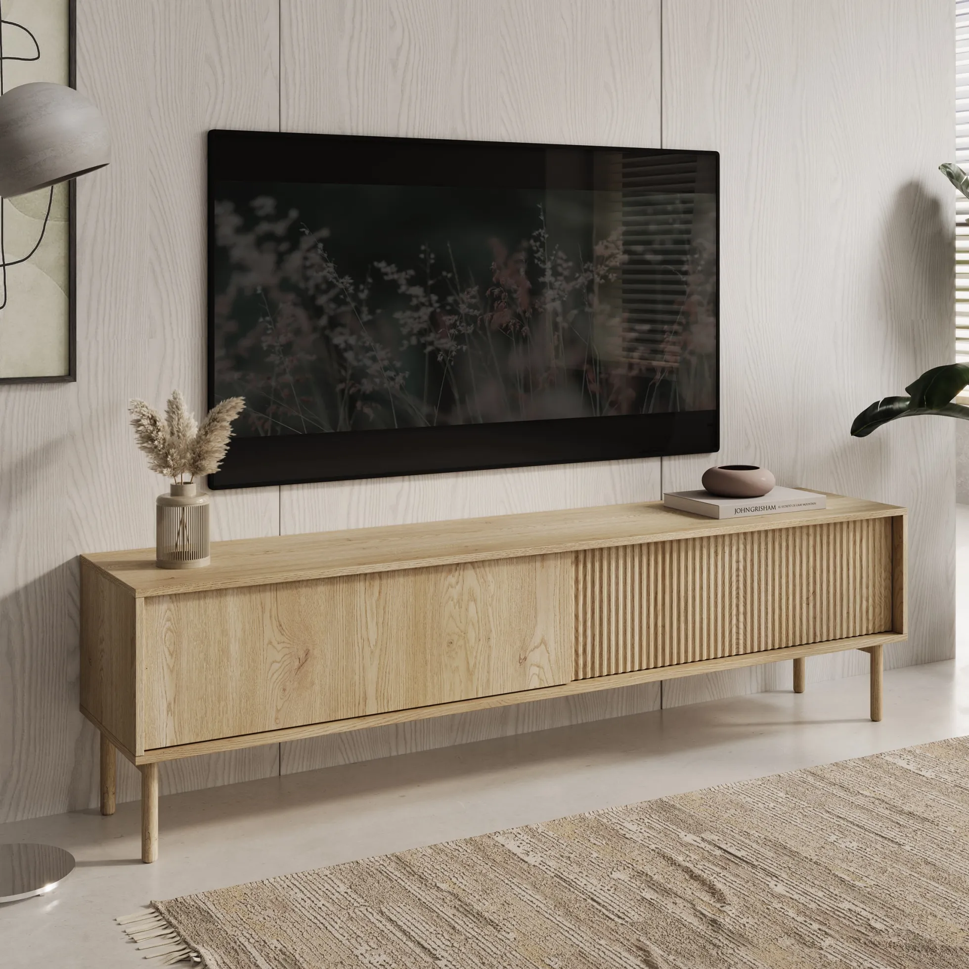 Tenerife - TV-Meubel - Eiken - 187x40x55 cm