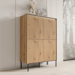 Timoteo - Dressoir - Eiken - 98x40x140 cm