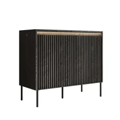 Timoteo - Dressoir - Zwart - 98x40x83 cm
