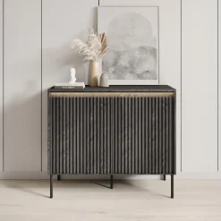 Timoteo - Dressoir - Zwart - 98x40x83 cm