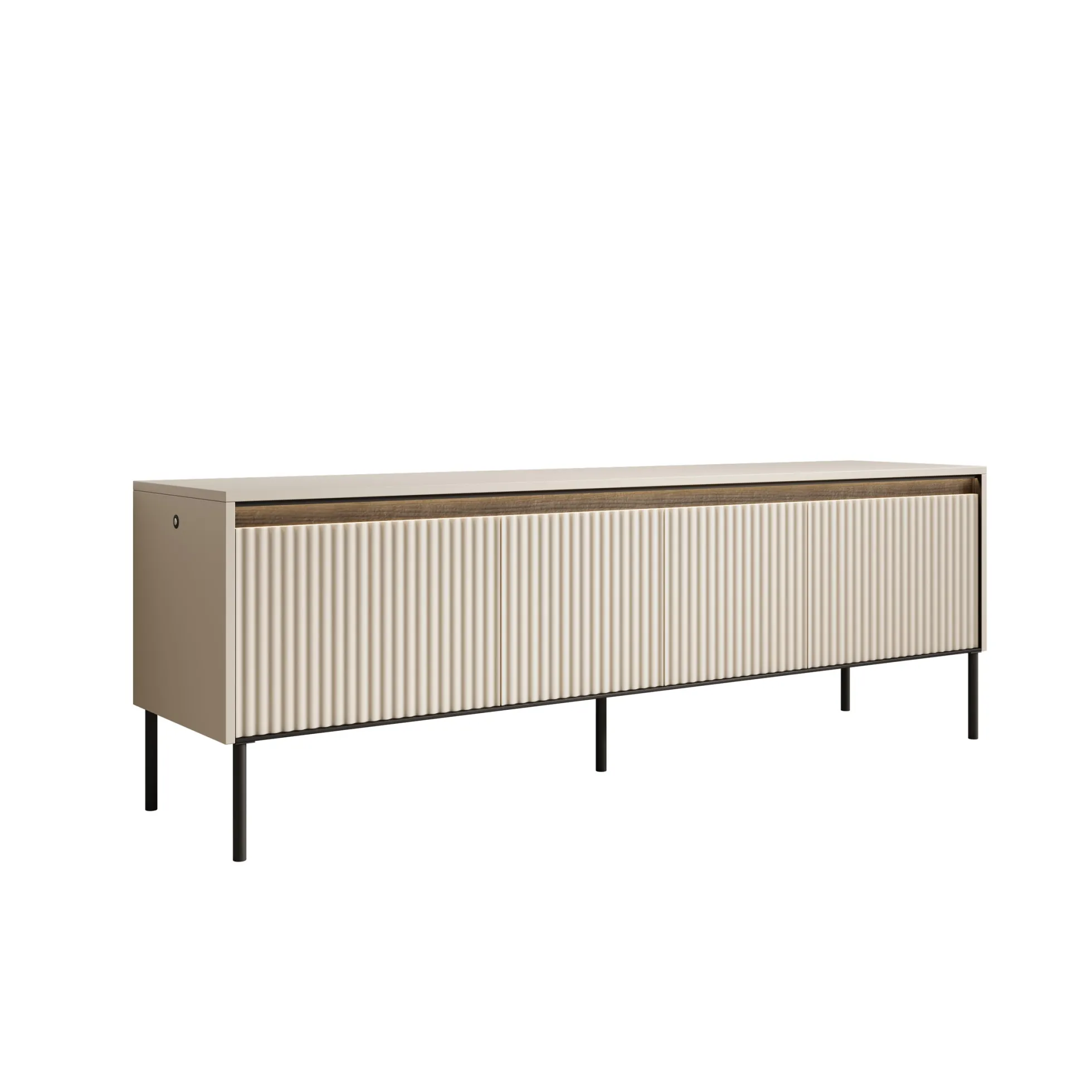 Timoteo - TV-Meubel - Beige - 167x40x56 cm