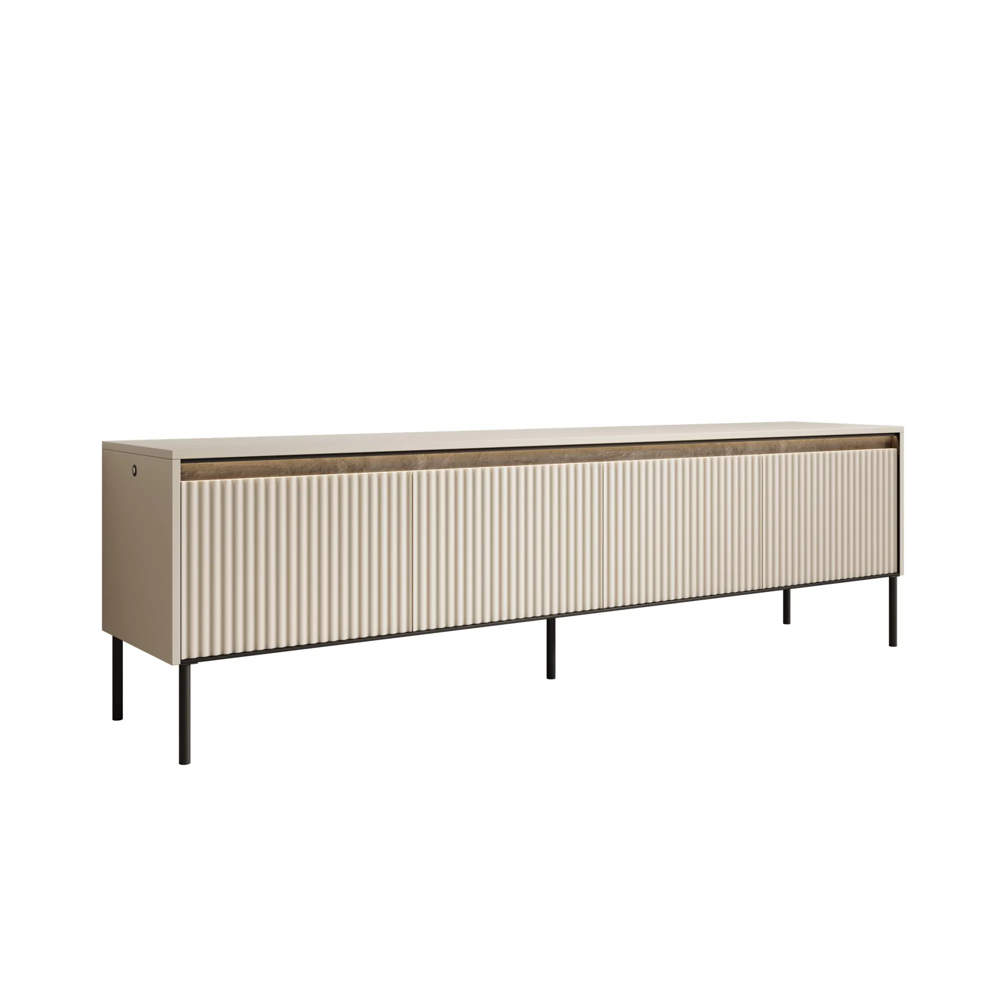 Timoteo - TV-Meubel - Beige - 193x40x56 cm