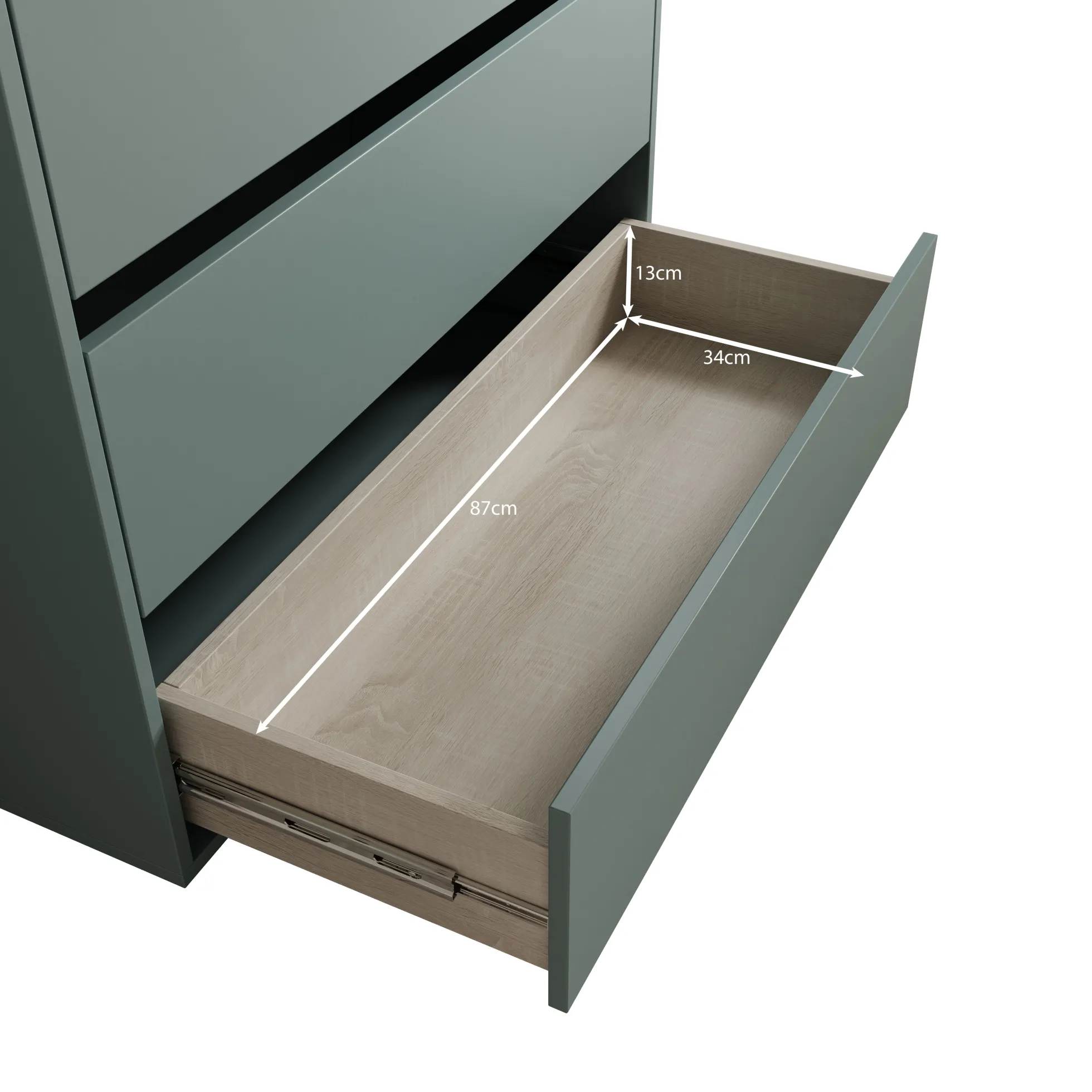 Tivaro - Ladekast - Beige - 94x41x87 cm