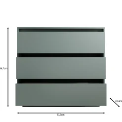 Tivaro - Ladekast - Beige - 94x41x87 cm
