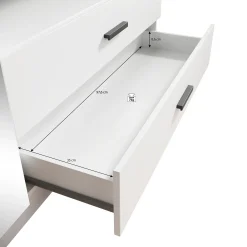 Tobin - Kledingkast 3-deurs - Eiken - 158x55x201 cm