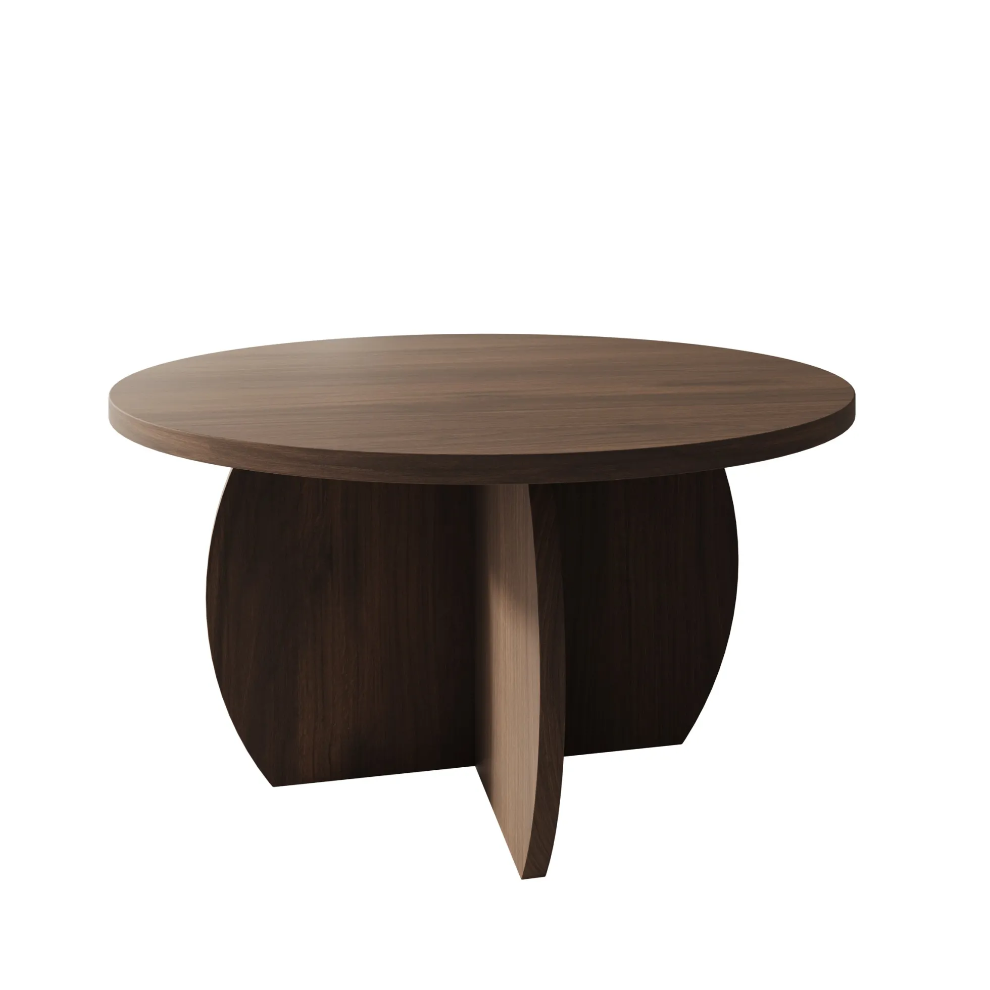 Trada - Salontafel - Donker eikenpatroon - 74x74x40 cm