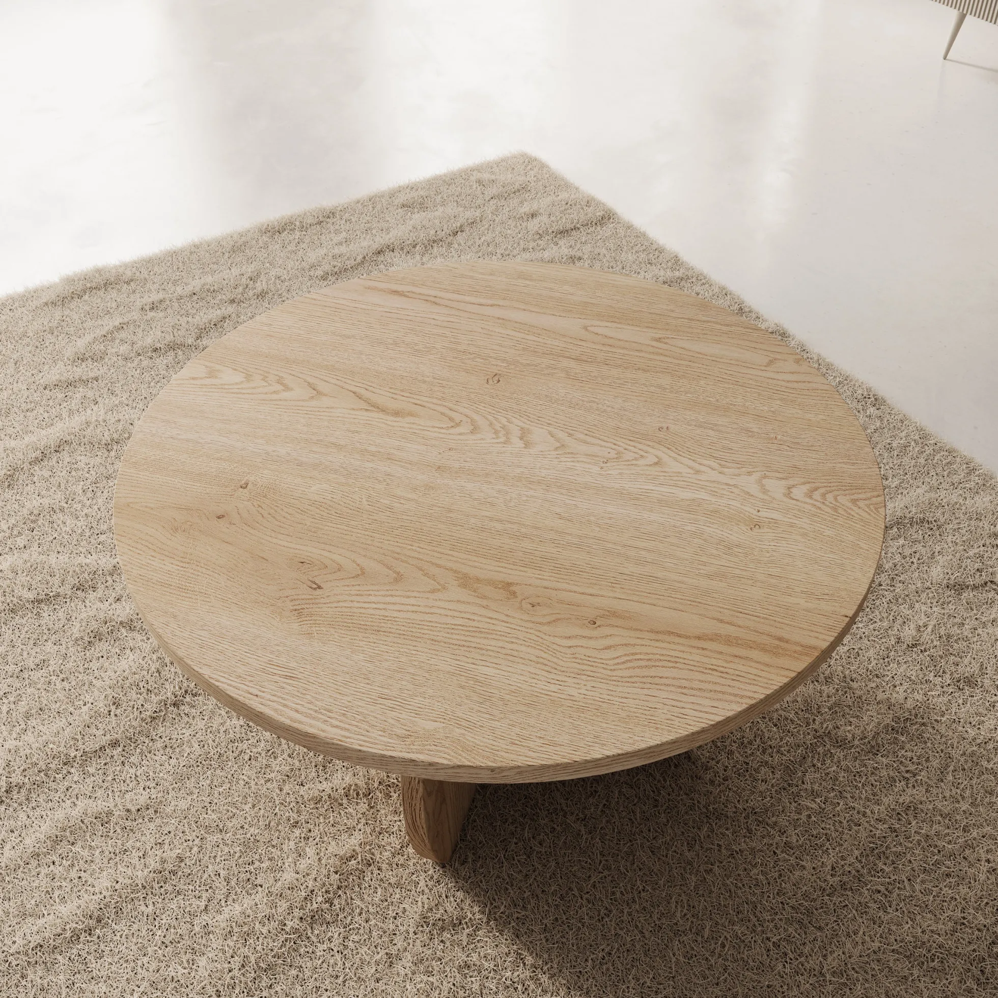 Trada - Salontafel - Licht eikenpatroon - 74x74x40 cm