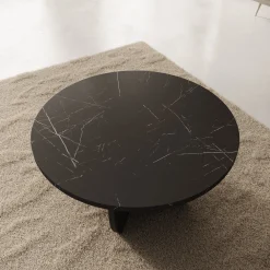 Trada - Salontafel - Zwart marmerlook - 74x74x40 cm