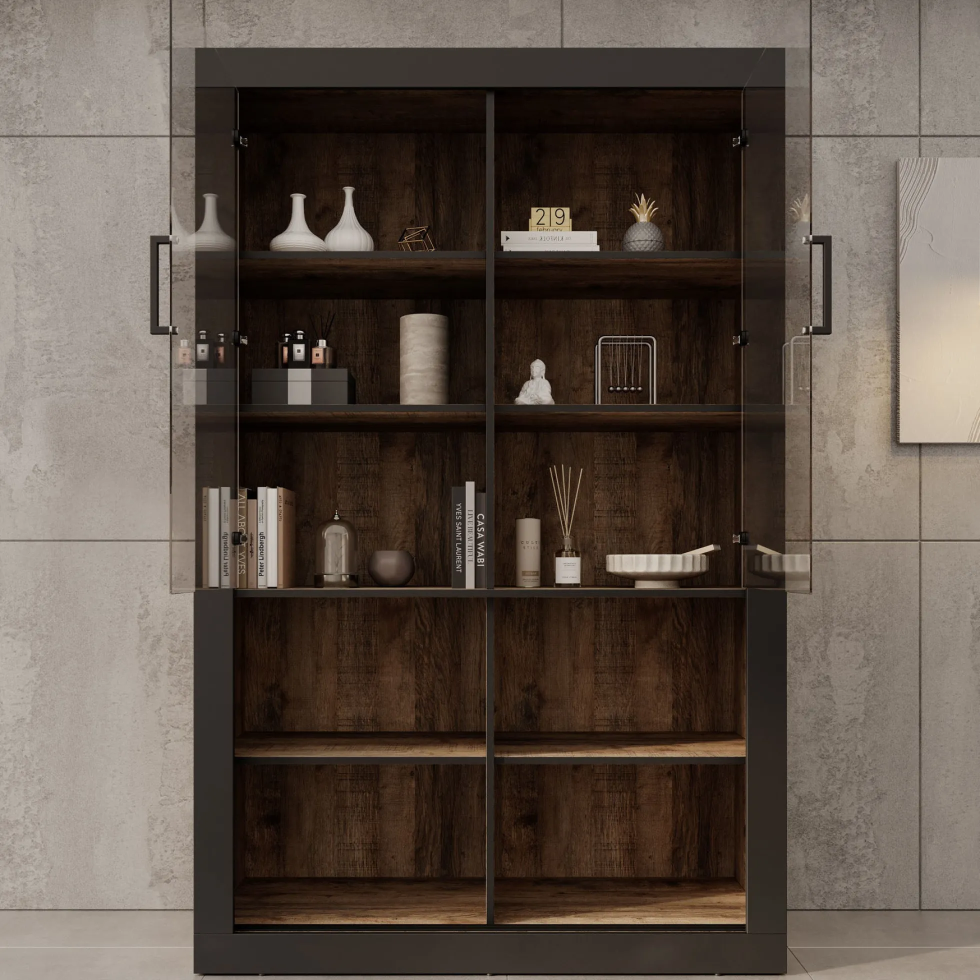 Trinidad - Buffetkast - Eiken - 120x45x187 cm
