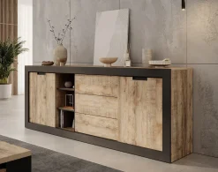 Trinidad - Dressoir - Eiken - 220x45x85 cm