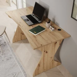 Unfold - Bureau - Eikenpatroon - 140x65x76 cm