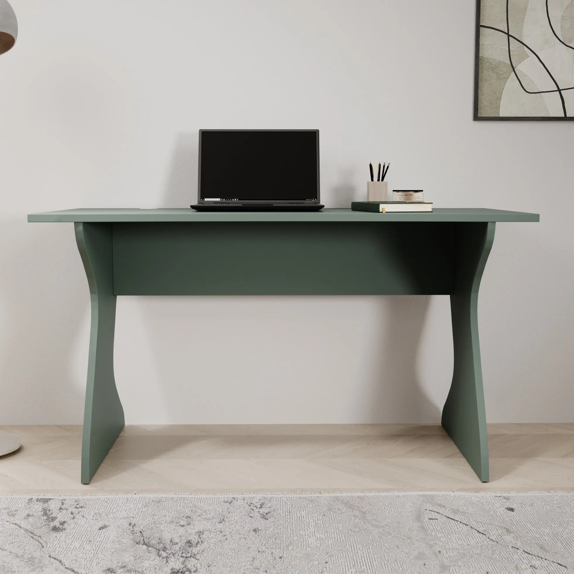Unfold - Bureau - Groen - 140x65x76 cm