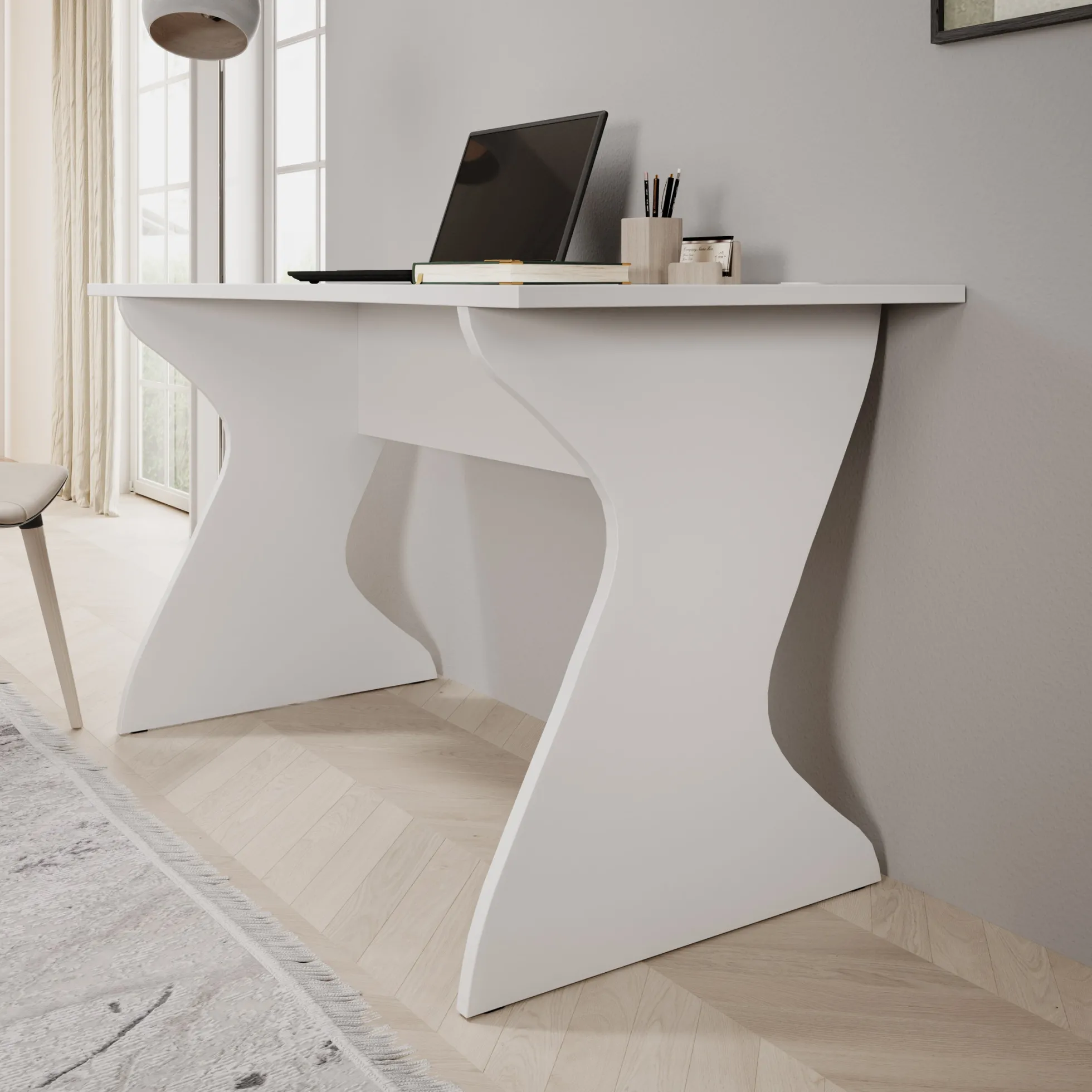 Unfold - Bureau - Wit - 140x65x76 cm