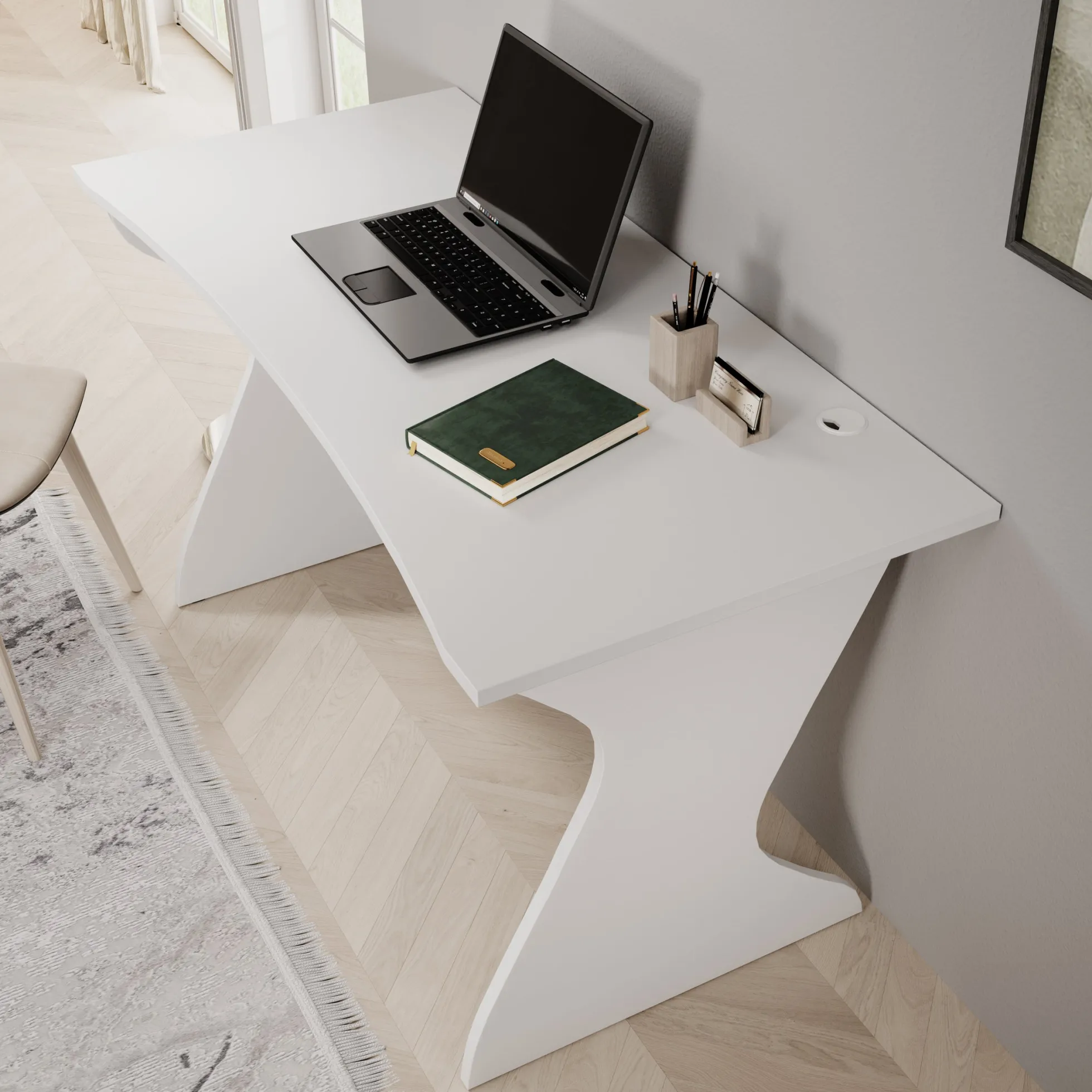 Unfold - Bureau - Wit - 140x65x76 cm