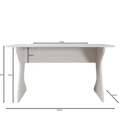 Unfold - Bureau - Wit - 140x65x76 cm