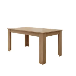 Uverta - Eetkamertafel - Licht eiken - 166x88x75 cm