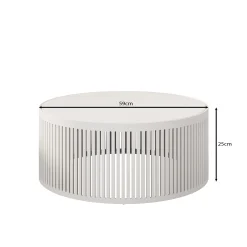 Vanya - Salontafel - Zwart - 59x59x25 cm