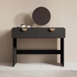 Veerle - Kaptafel - Zwart - 100x40 cm