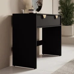 Veerle - Kaptafel - Zwart - 100x40 cm
