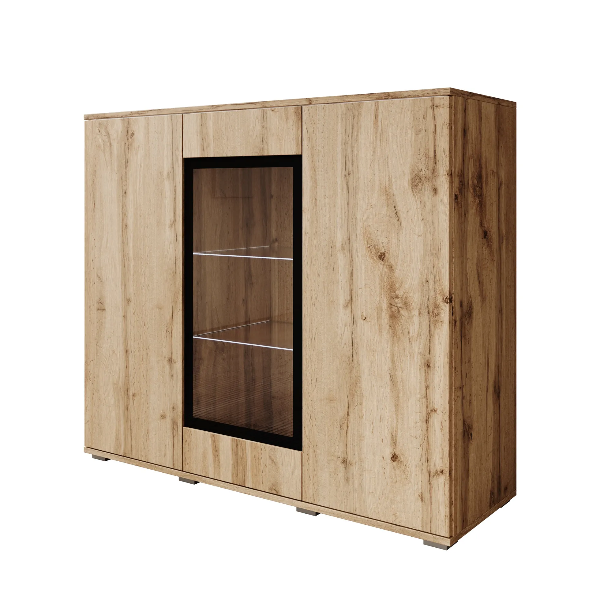 Verity 7 - Dressoir - Eikenpatroon - 120x40x103 cm