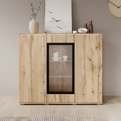 Verity 7 - Dressoir - Eikenpatroon - 120x40x103 cm