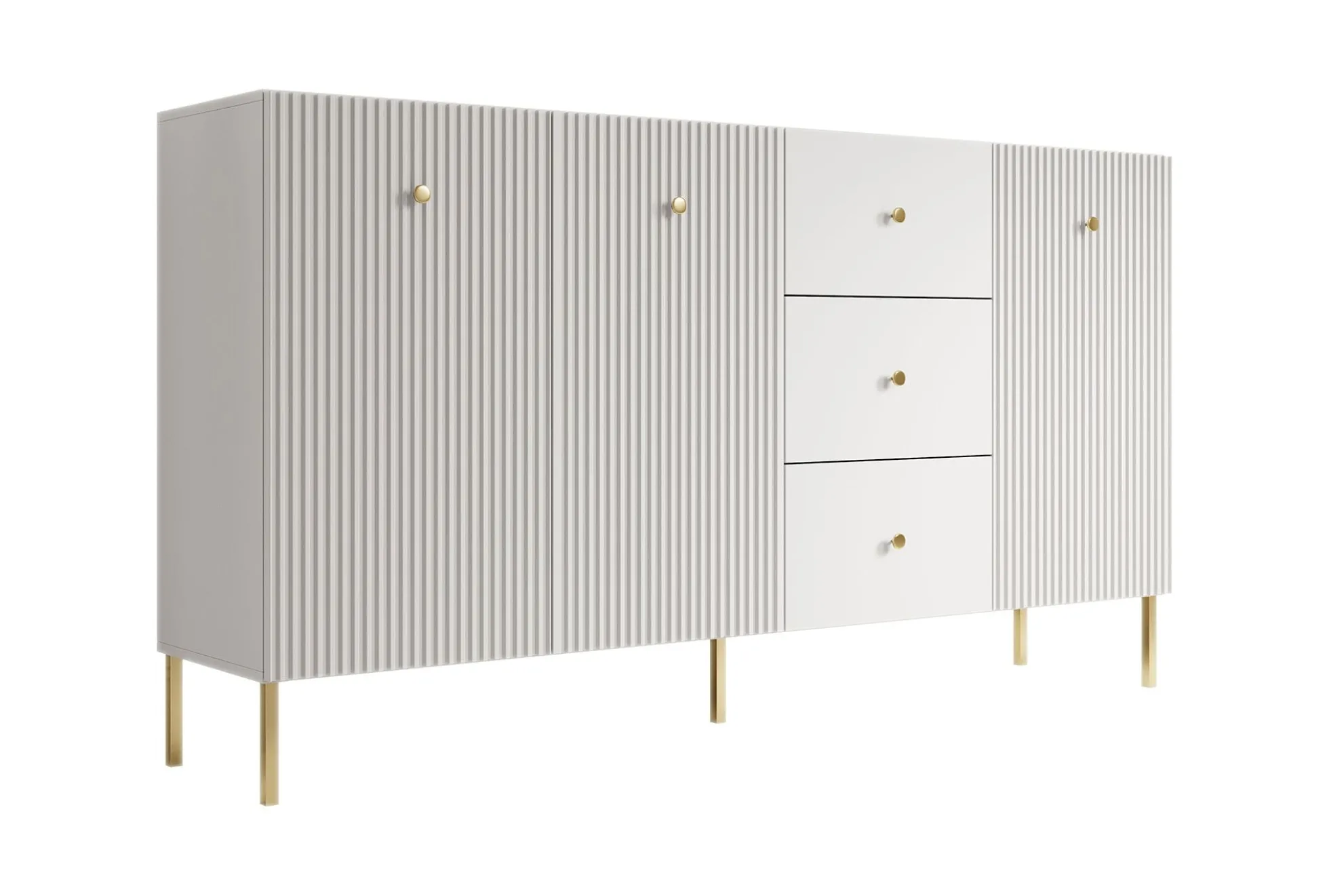 Vermont - Dressoir - Wit - 180x42x98 cm