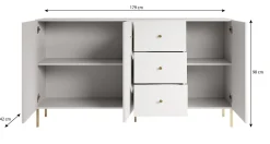 Vermont - Dressoir - Wit - 180x42x98 cm