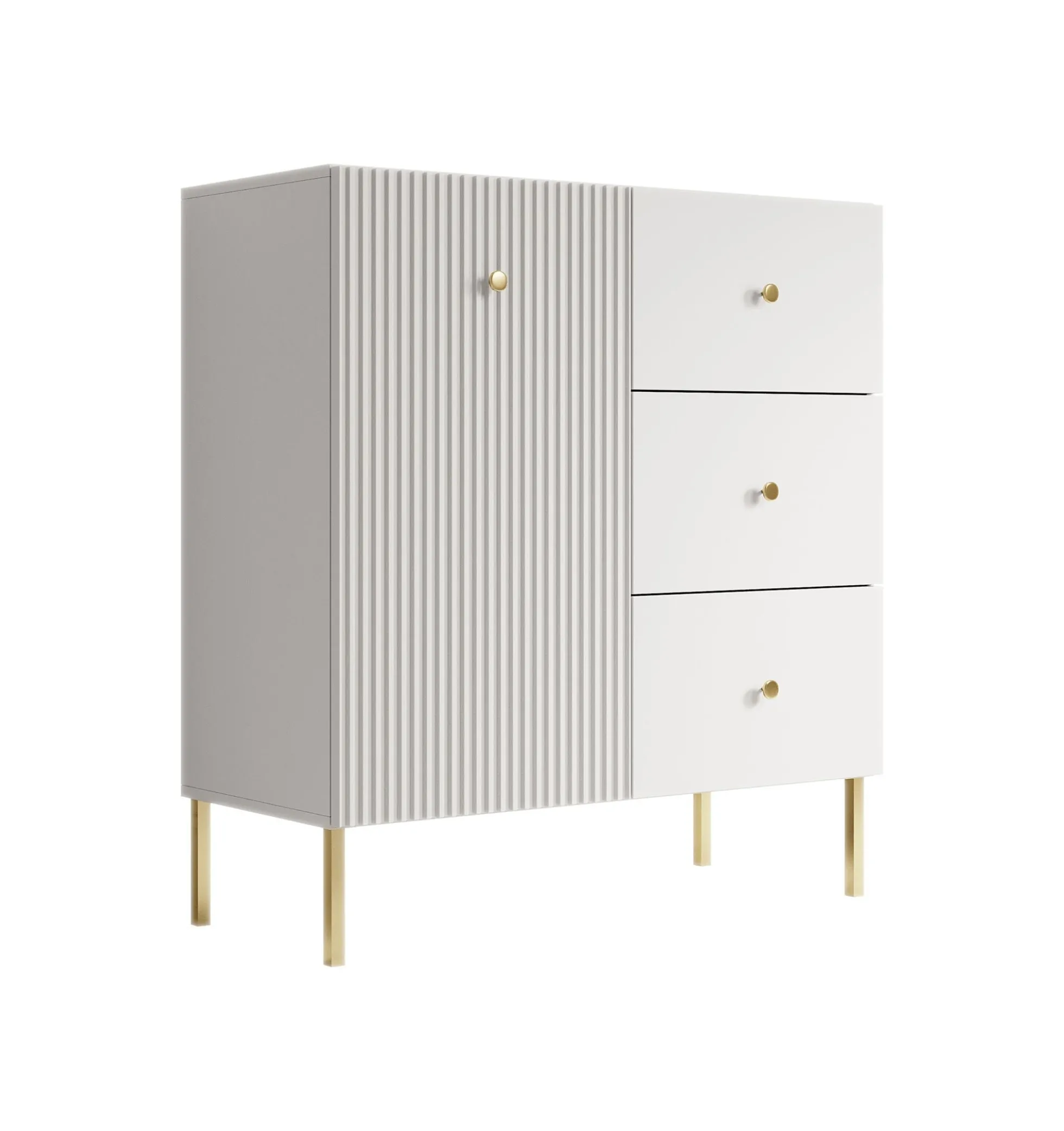 Vermont - Dressoir - Wit - 91x42x98 cm