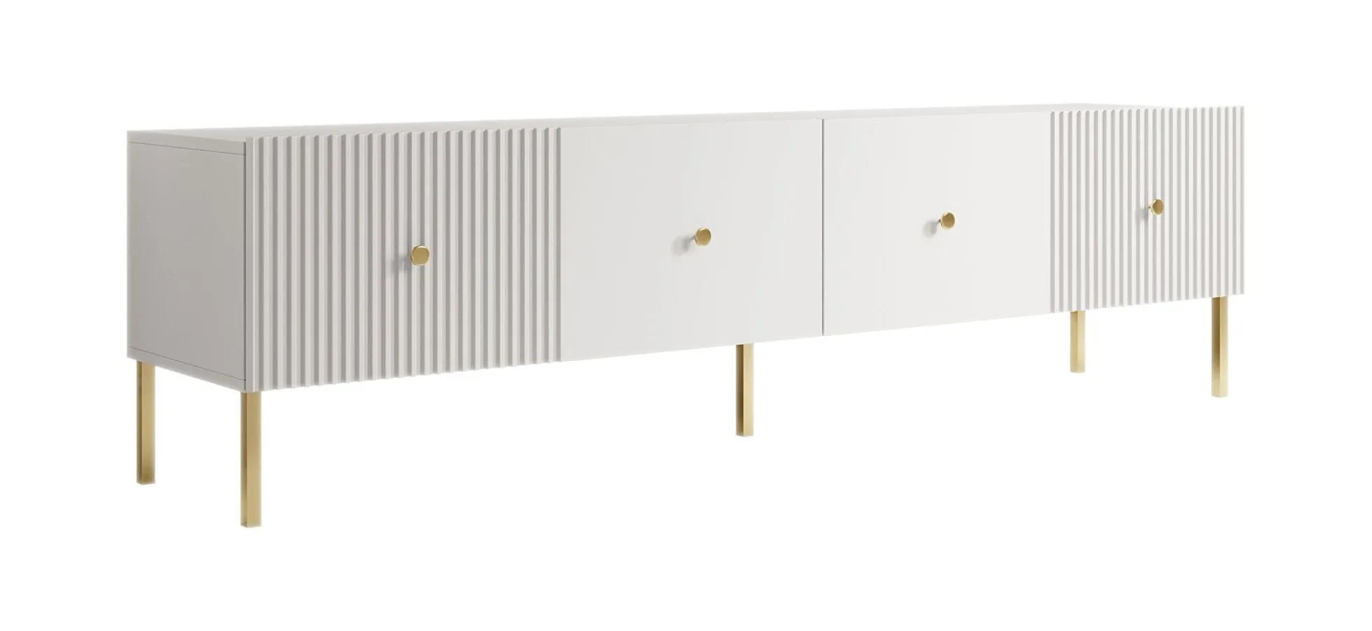 Vermont - TV-Meubel - Wit - 180x42x48cm