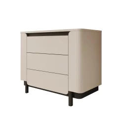 Vexon - Ladekast - Beige/Zwart - 96x45x78 cm