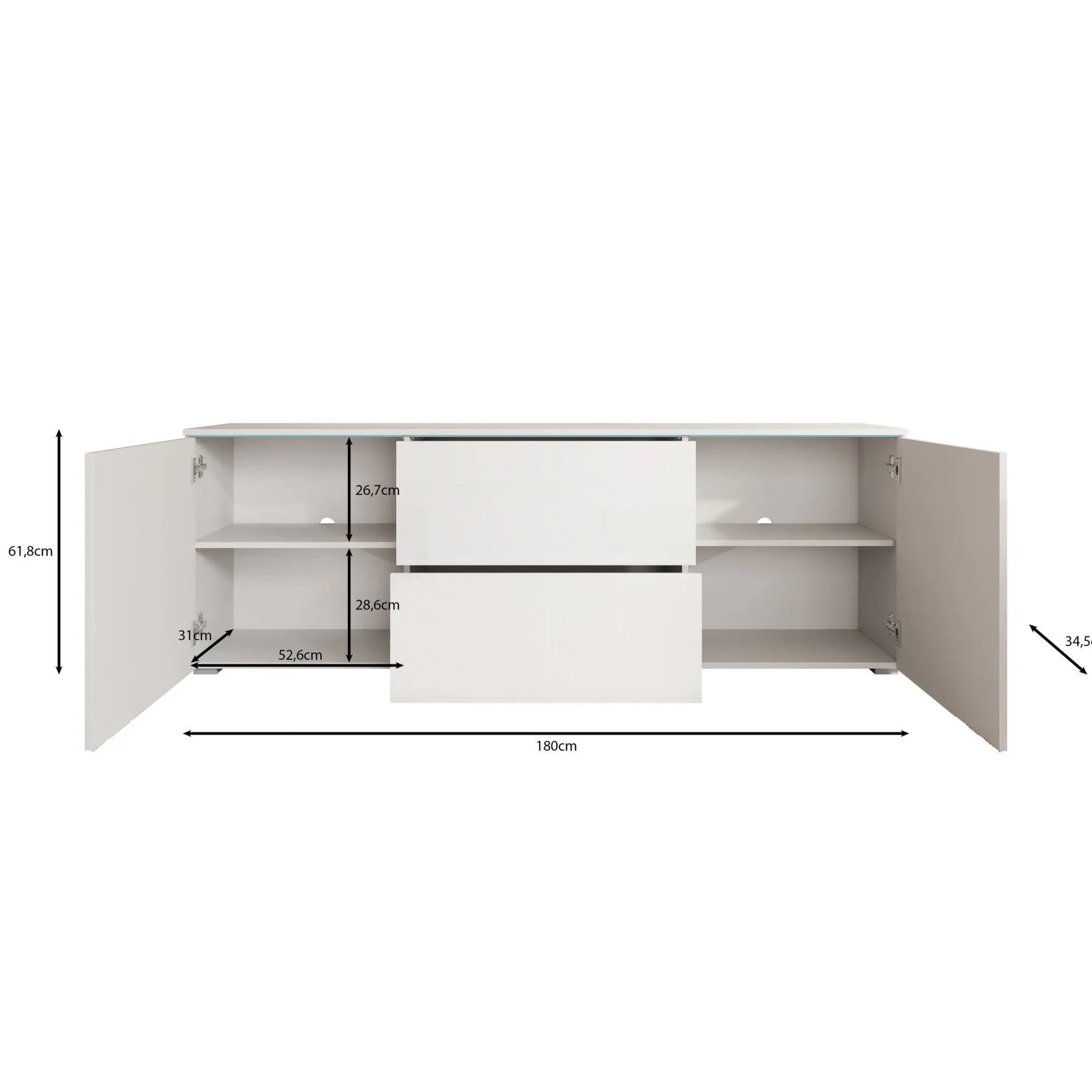 Vico - TV-Meubel - Wit