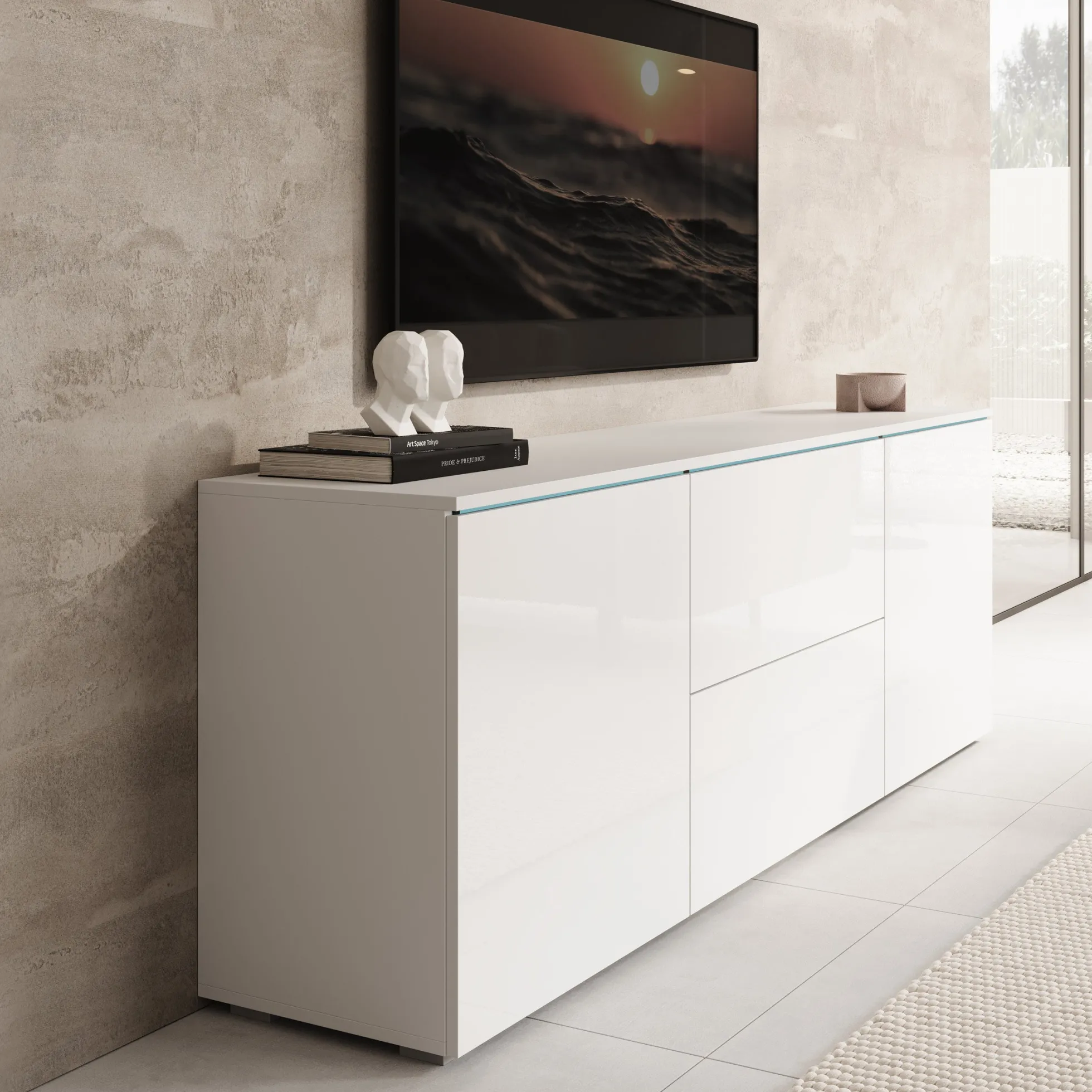 Vico - TV-Meubel - Wit