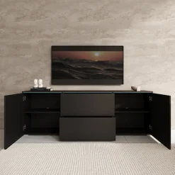 Vico - TV-Meubel - Zwart