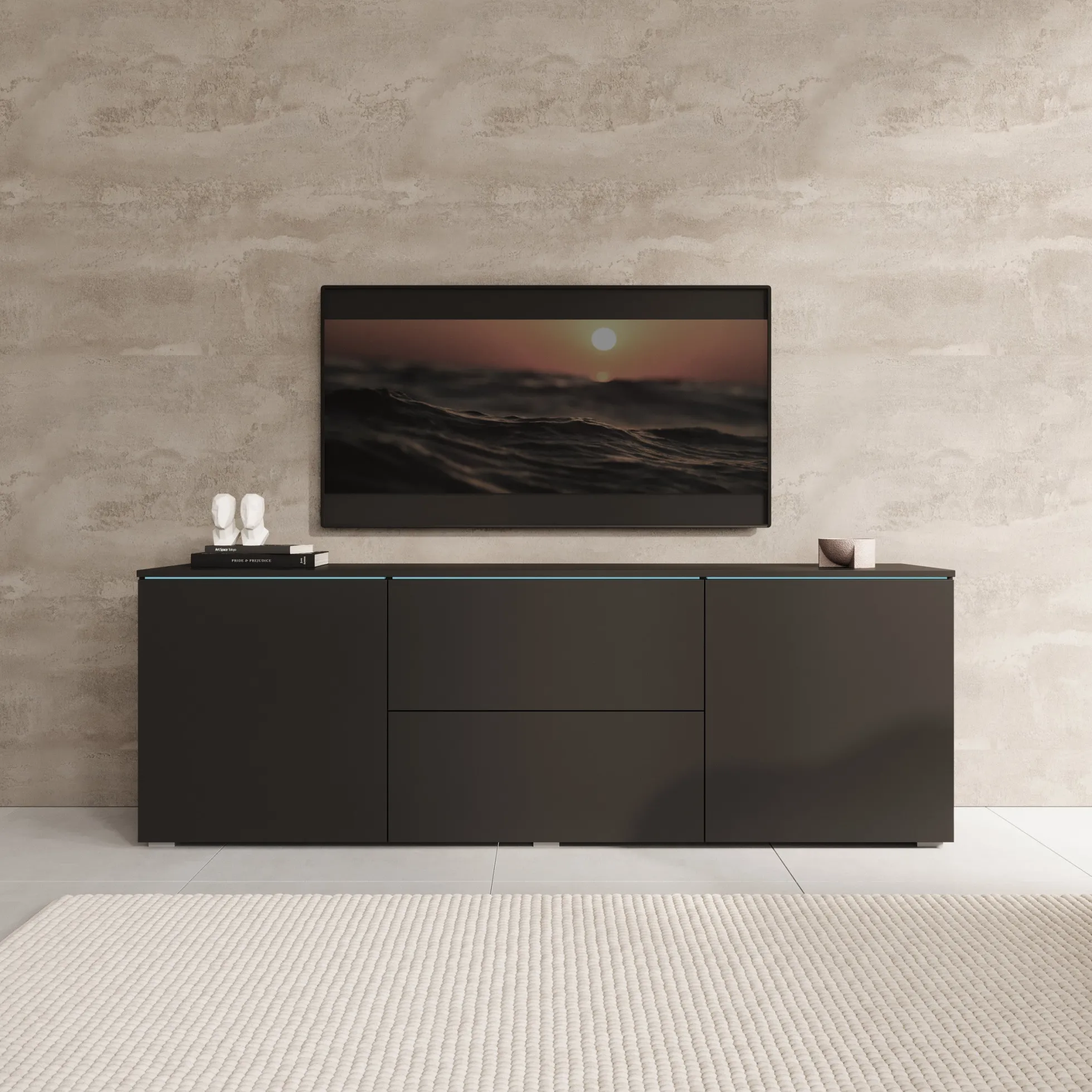 Vico - TV-Meubel - Zwart