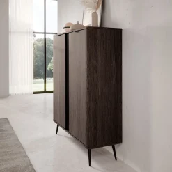 Victoria - Dressoir - Donker eiken - 113x38x134 cm