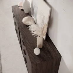 Victoria - Ladekast - Donker eiken - 163x38x81 cm
