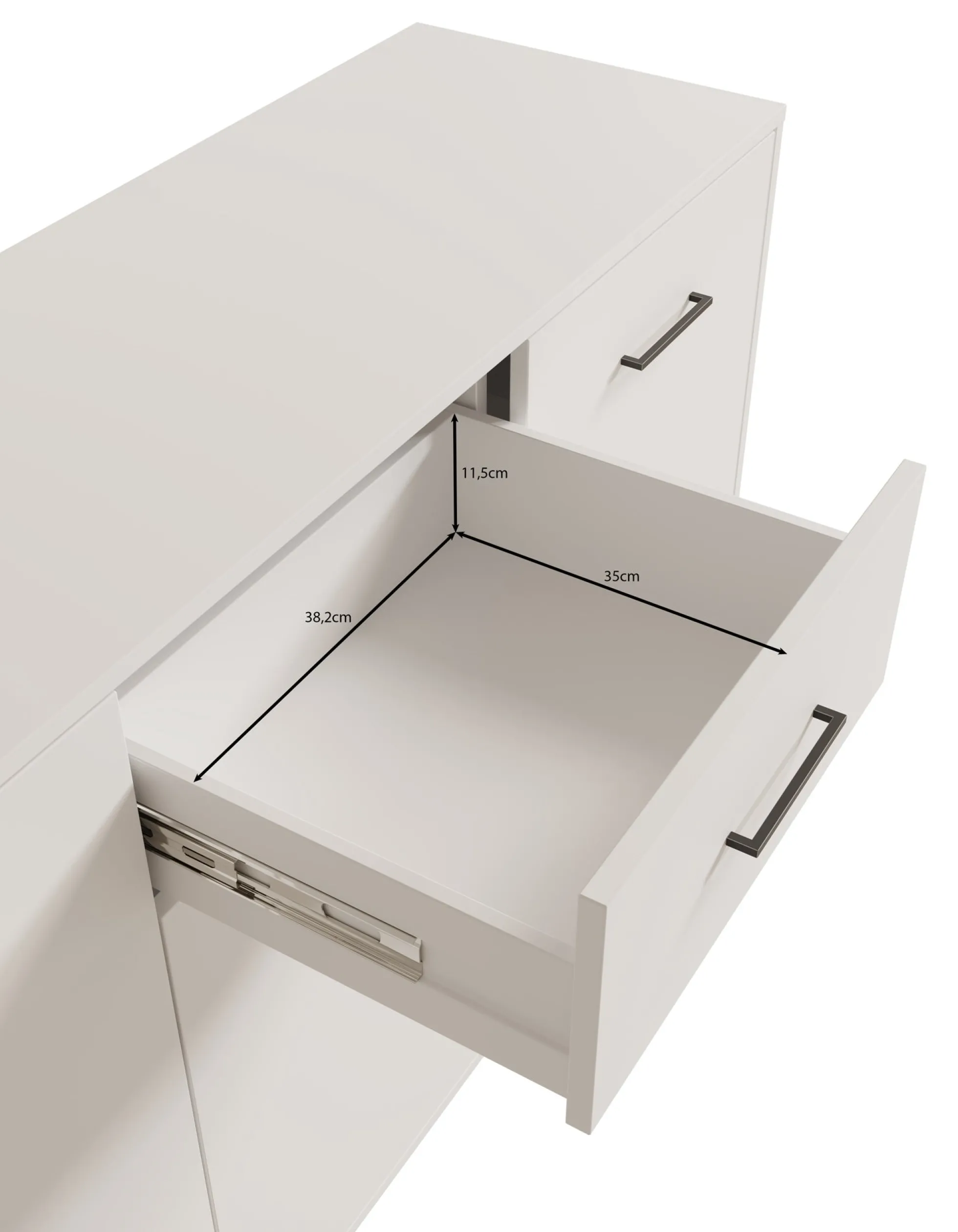 Vidor 1 - Dressoir - Beige - 138x40x90 cm