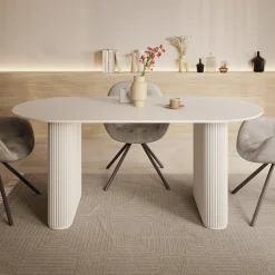 Viento - Eetkamertafel - Wit - 180x90x76 cm